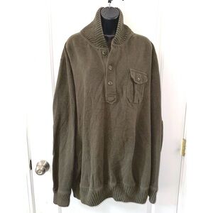 Lands End men’s green sweater